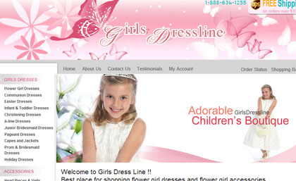 Girls Dress line :: click the image to view a project overview of Girls Dress line.